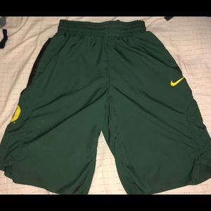 Nike Authentic Oregon Ducks Basketball Shorts